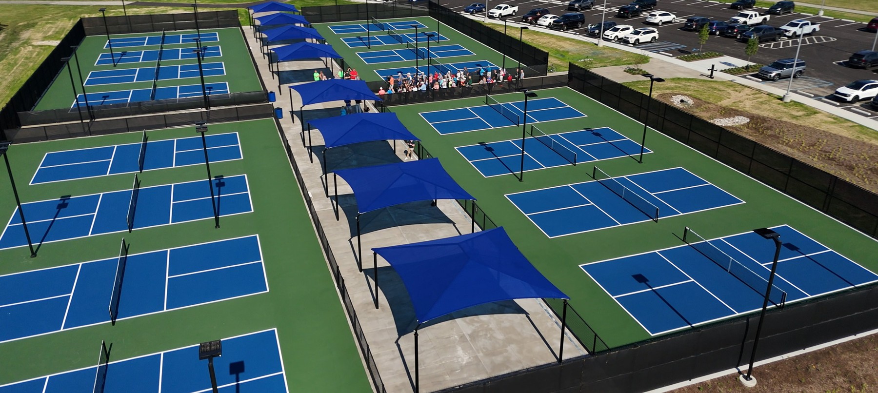 Freedom Park Pickleball Complex 球场或整体布局